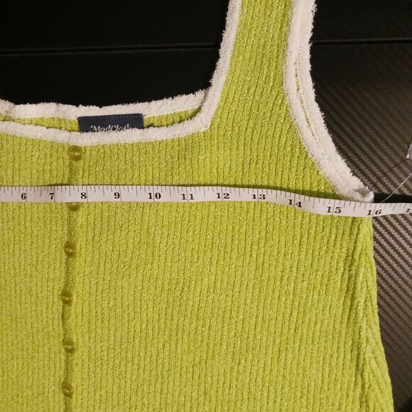 NEW ModCloth Matcha Do About Nothing Sweater Dress Retro Swimsuit Cover-up Large - Picture 8 of 11